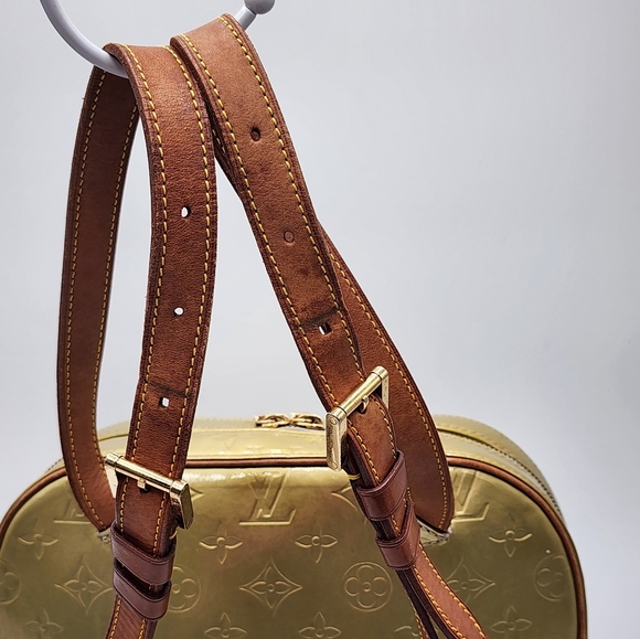 Louis Vuitton Vintage Gold Monogram Vernis Mini Backpack, Lock & Key + Dust Bag - Picture 13 of 17